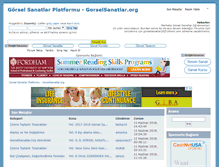 Tablet Screenshot of gorselsanatlar.org